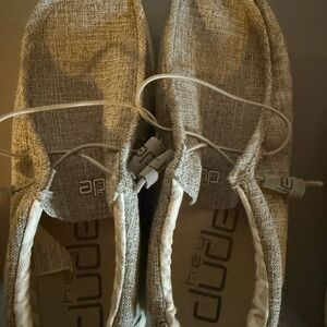 Hey Dude Gray Slip-On Loafers Casual Comfort